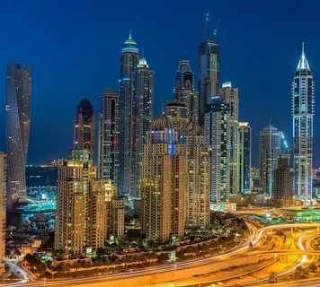 Down town Dubai night view