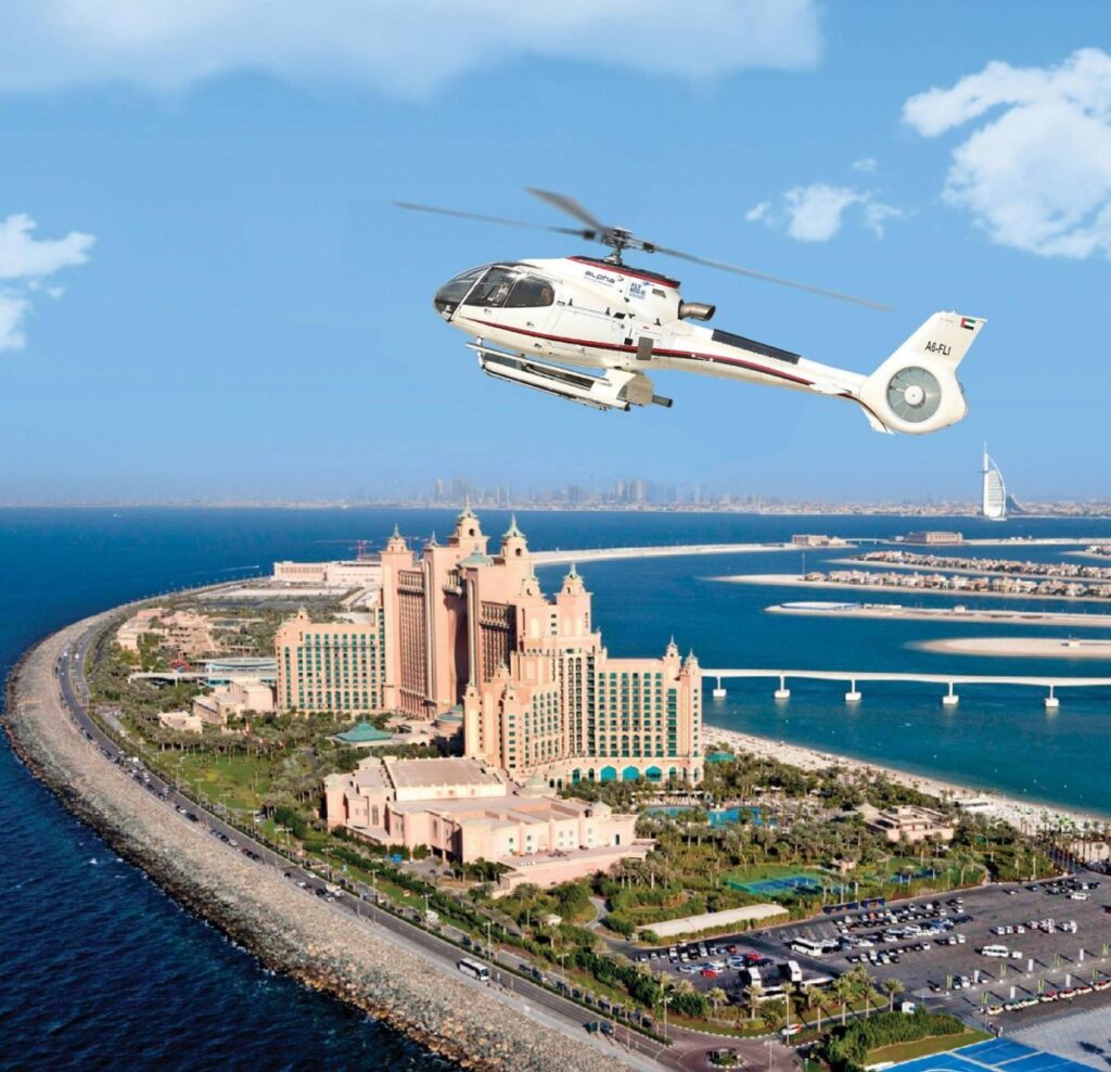 THE PALM HELICOPTER TOUR DUBAI