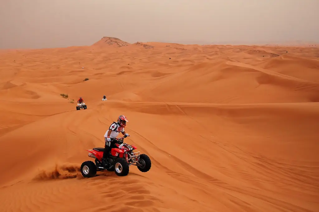 desert safari quad bike