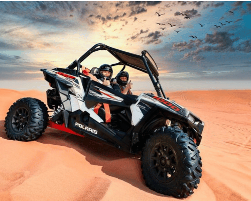 evening desert safari with dune buggy - tripscape tourism