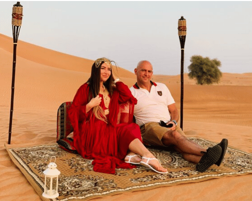 luxury morning desert safari