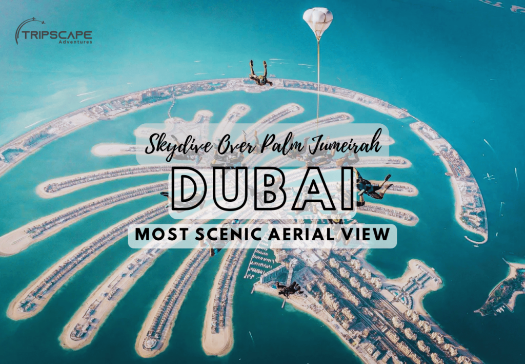 Skydive Over Palm Jumeirah Dubai Most Scenic Aerial View - tripscapetourism.com