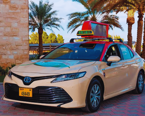 Dubai Taxi Ride Image