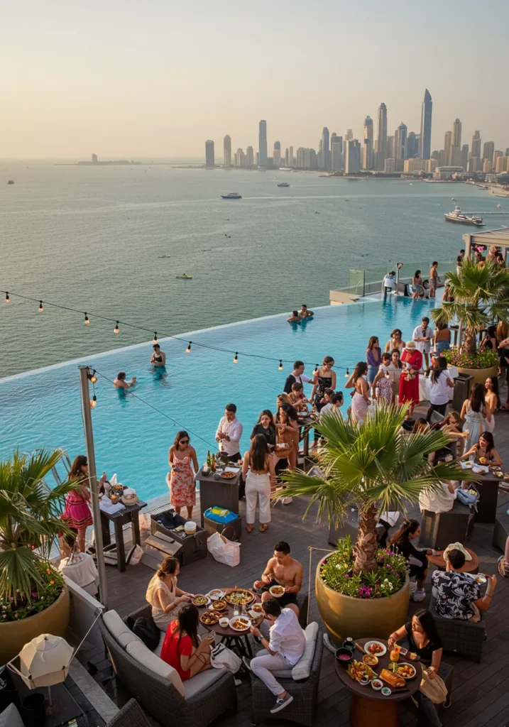 ZETA Seventy Seven
Stylish rooftop parties, Asian food, infinity pool brunches.