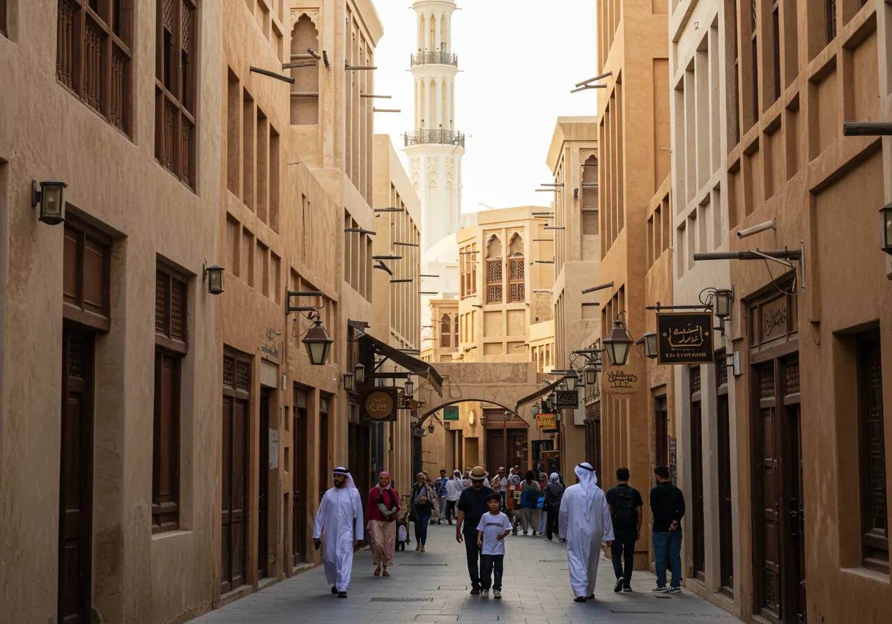 Old Dubai Al Fahidi District