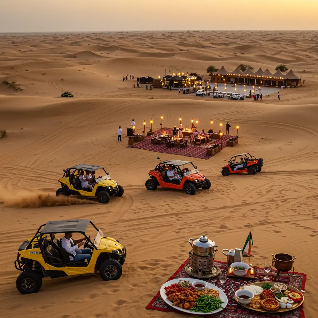 Dune Buggy Safari Dubai & BBQ Dinner