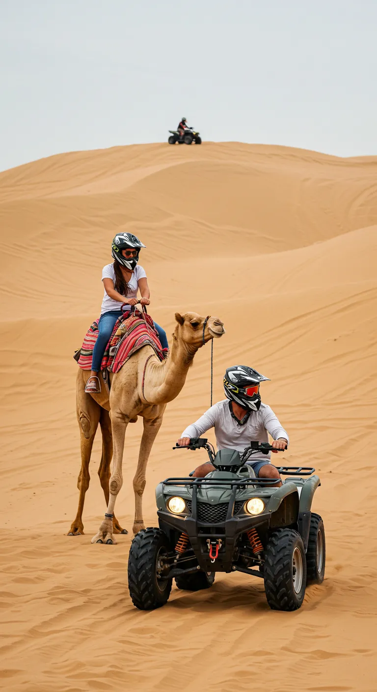 Quad Bike Camel Ride Dubai