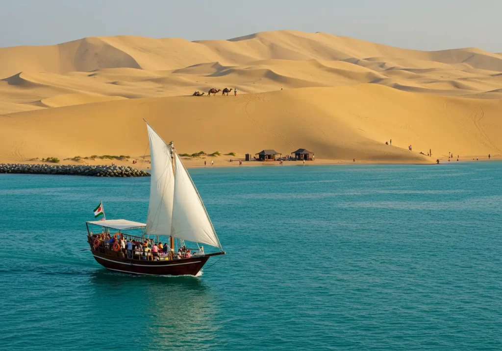 Dhow Cruise + Desert Safari
Start the day with a thrilling desert ride and end it with a peaceful Marina dinner. Choose between morning desert trips or evening dune bashing from our desert safari tours.