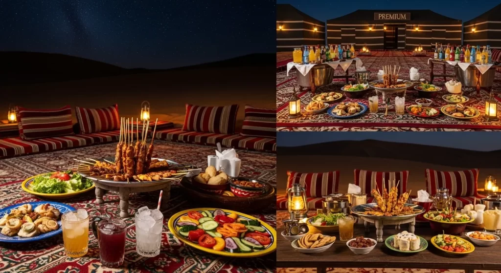 Food Drinks on Desert Safari Dubai