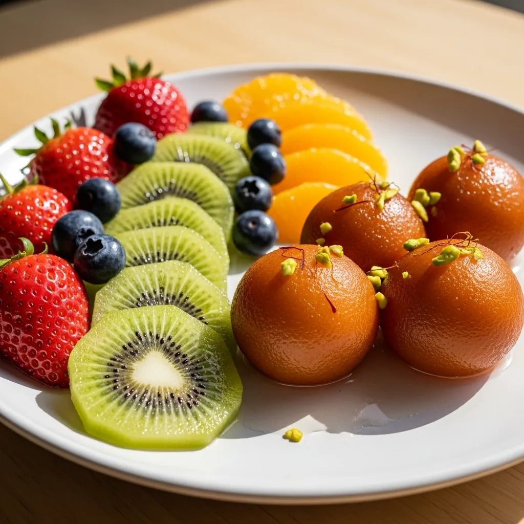 Fresh Fruit Gulab Jamun