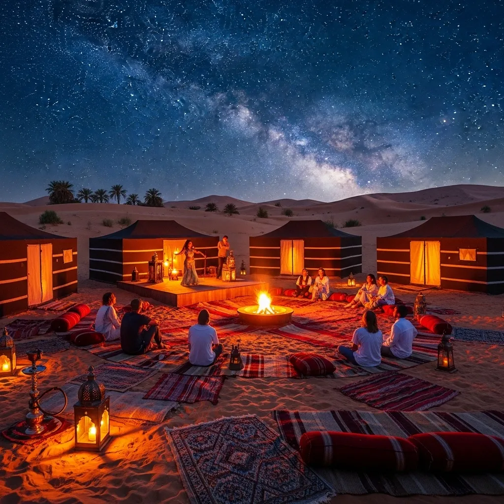 Overnight desert safari in Dubai with camping and stargazing