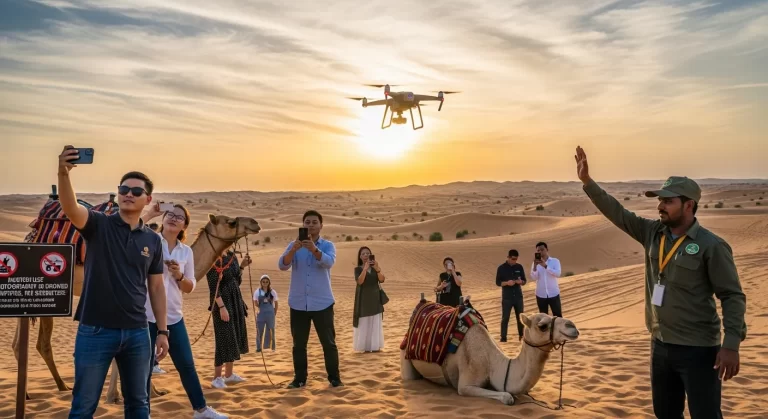 Photography Drone Rules in Dubai Desert Safari