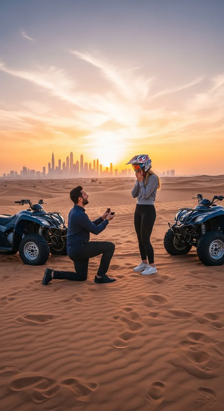 Quad bike proposal Dubai