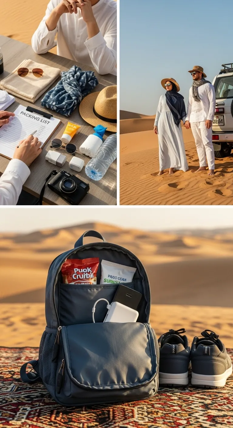 Real traveler tips on how to choose and what to pack for Dubai desert safari