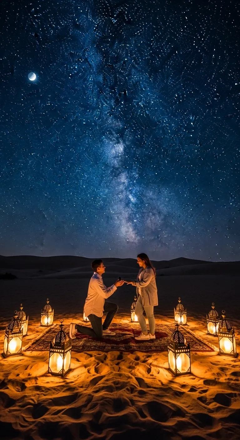 Starlit desert proposal