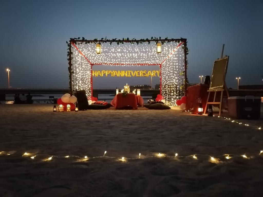 private desert camping setup in dubai with tripscape