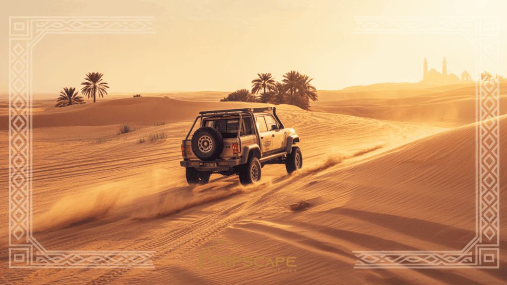 Desert Road with 4x4