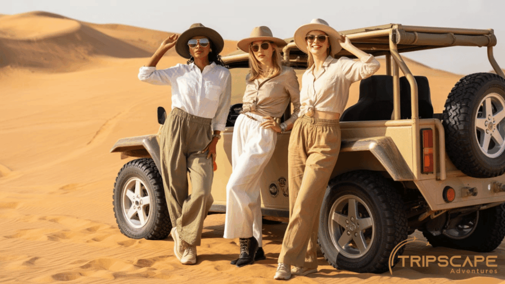 Outfit for Dune Buggy Ride