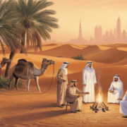 easy UAE drawing idea