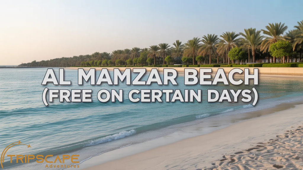 Al Mamzar Beach (Free on Certain Days)