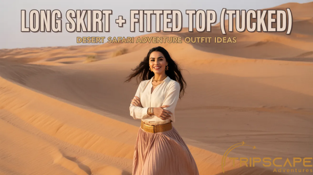 Long Skirt + Fitted Top (Tucked)