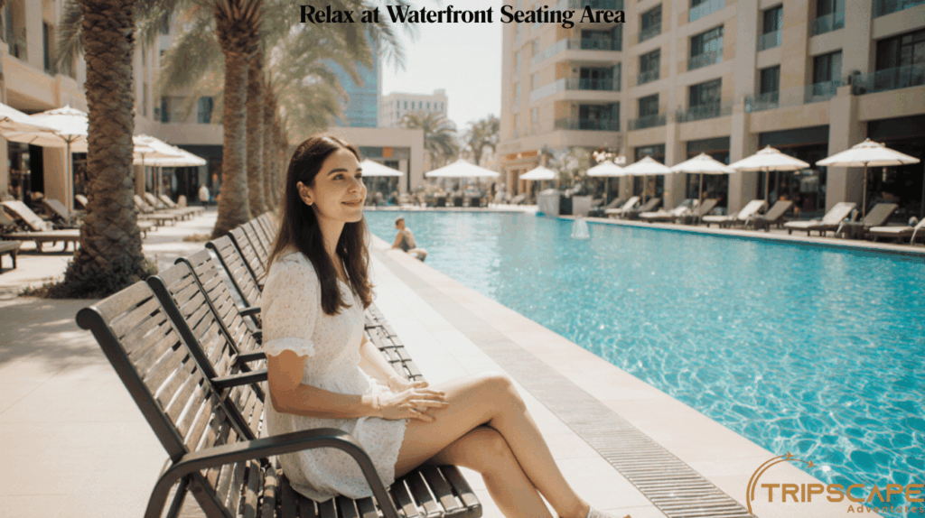 Relax at Waterfront Seating Area