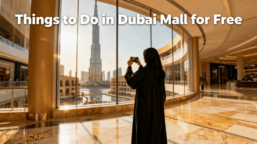 Take Burj Khalifa Photos from Inside Mall
