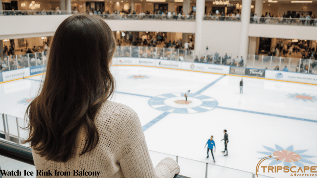 Watch Ice Rink from Balcony