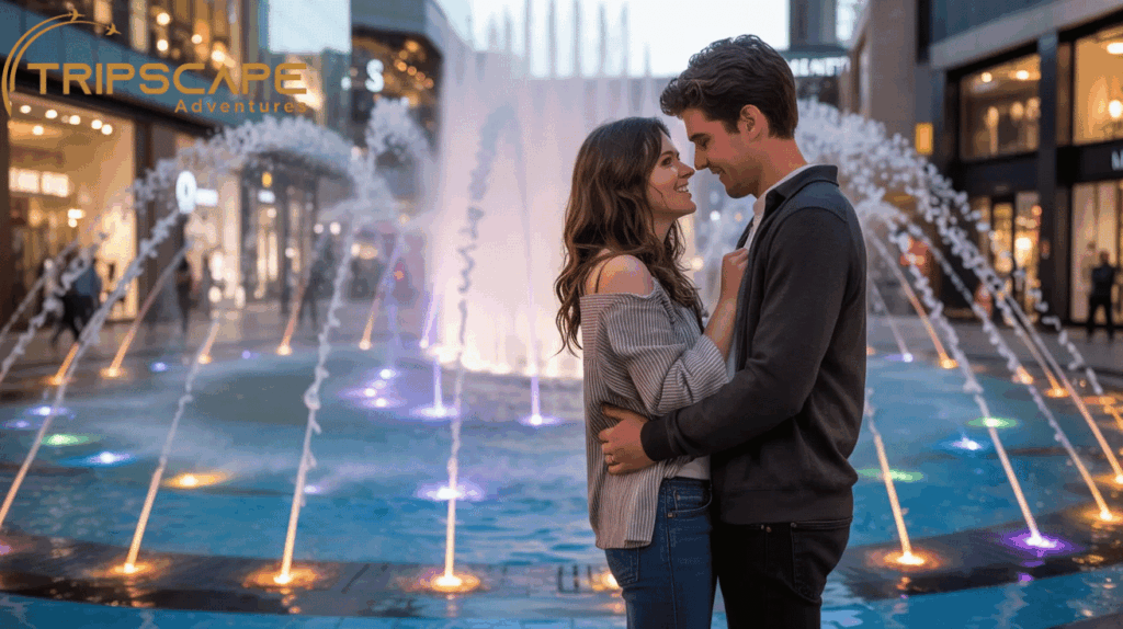 Mall Date + Night Fountain Show