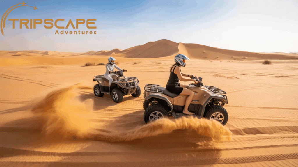 Quad Biking on Open Sand