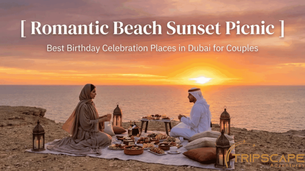 Romantic Beach Sunset Picnic